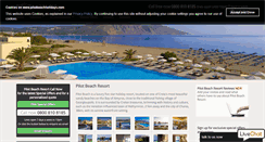 Desktop Screenshot of pilotbeachholidays.com