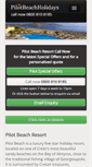 Mobile Screenshot of pilotbeachholidays.com
